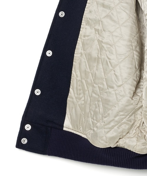 FORSOMEONE(フォーサムワン)の「FORSOMEONE VARSITY JACKET(スタジャン・メンズ・ネイビー・50/48)」の7枚目の写真