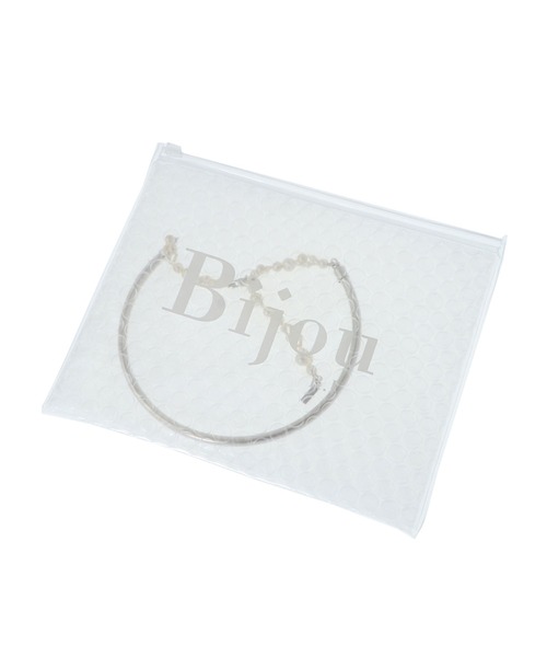 Bijou R.I (ビジューアールアイ)の「<Bijou R.I (ビジューアールアイ)>パールパイプチョーカーネックレス(ネックレス・レディース・シルバー・FREE)」の3枚目の写真