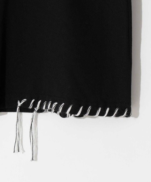 MAISON SPECIAL（メゾンスペシャル）の「《UNISEX》Oversized Stitched Crew Neck T-shirt/オーバーサイズメニーステッチクルーネックTシャツ【MAISON SPECIAL/メゾンスペシャル】（Tシャツ/カットソー・メンズ・ホワイト/ブラック・1/2/0）」の8枚目の写真