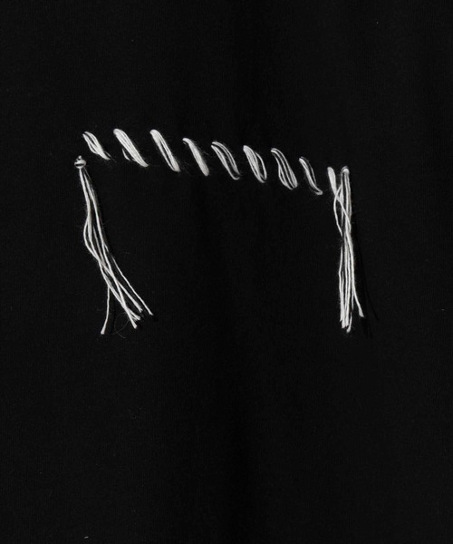 MAISON SPECIAL☆CrewNeck☆ブラック☆サイズ:1 MAISON SPECIAL tシャツ 「UNISEX」Abstract Hand-Printed