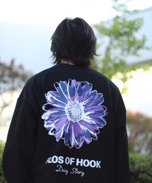 HOOK -original- ポップマーガレットバックプリントスウェット