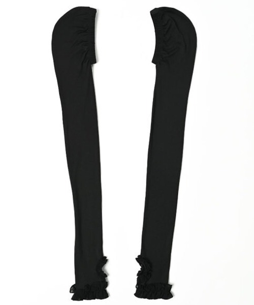 Felt-Maglietta(フェルトマリエッタ)の「UPF50+UVカット吸水速乾フリルアームカバー(アームカバー・レディース・ブラック・FREE)」の11枚目の写真