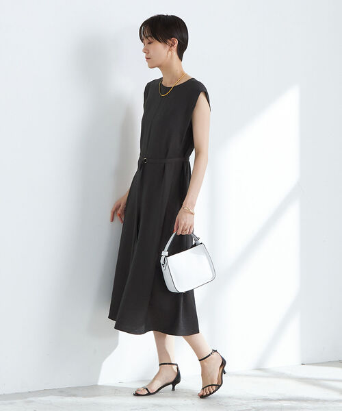 NOLLEY'S（ノーリーズ）の「タックノースリーブワンピース（ワンピース