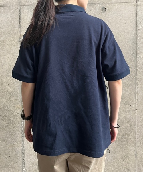 BROKEN BASE(ブロークンベース)の「ワンポイント刺繍ポロシャツ(ポロシャツ・メンズ・ブラック/ネイビー・MEDIUM/LARGE)」の20枚目の写真