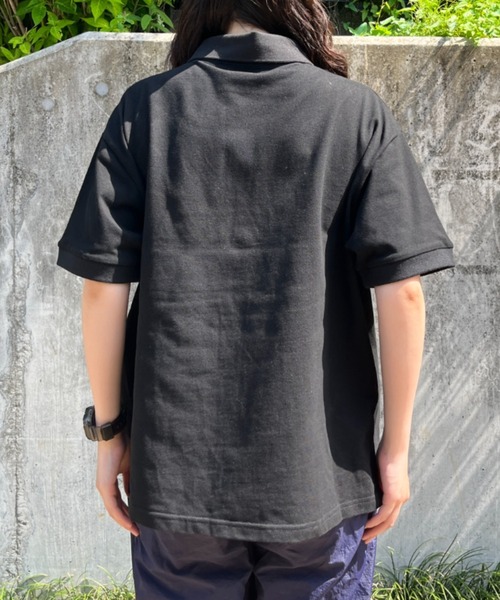 BROKEN BASE(ブロークンベース)の「ワンポイント刺繍ポロシャツ(ポロシャツ・メンズ・ブラック/ネイビー・MEDIUM/LARGE)」の12枚目の写真