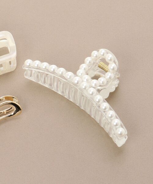 MAJESTIC LEGON（マジェスティックレゴン）の「アソートデザインクリップ（バレッタ/ヘアクリップ・レディース・A/C/B・FREE）」の2枚目の写真