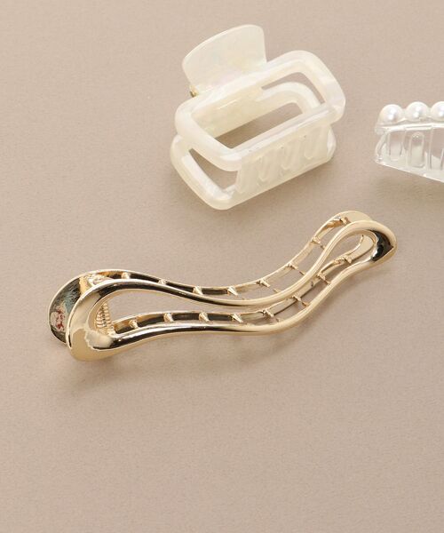 MAJESTIC LEGON（マジェスティックレゴン）の「アソートデザインクリップ（バレッタ/ヘアクリップ・レディース・A/C/B・FREE）」の3枚目の写真