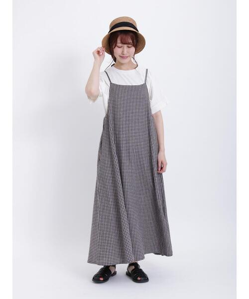 Samansa Mos2（サマンサ モスモス）の「袖タックカットソー（Tシャツ/カットソー・レディース・オフホワイト/ブラック/グレー・F）」の15枚目の写真