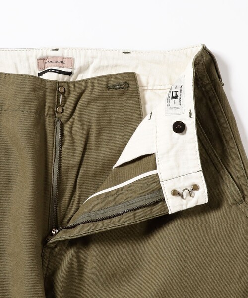 BEAMS LIGHTS（ビームスライツ）の「BEAMS LIGHTS / 『essential』 新見ソーイング製 コットンサージ ミリタリー チノ（チノパンツ・メンズ・オリーブ・1/2/3/4）」の16枚目の写真