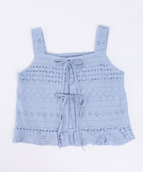 PHILLY（フィリー）の「コットンレース2WAYビスチェ（ベスト・レディース・ホワイト/ブルー・FREE）」の15枚目の写真