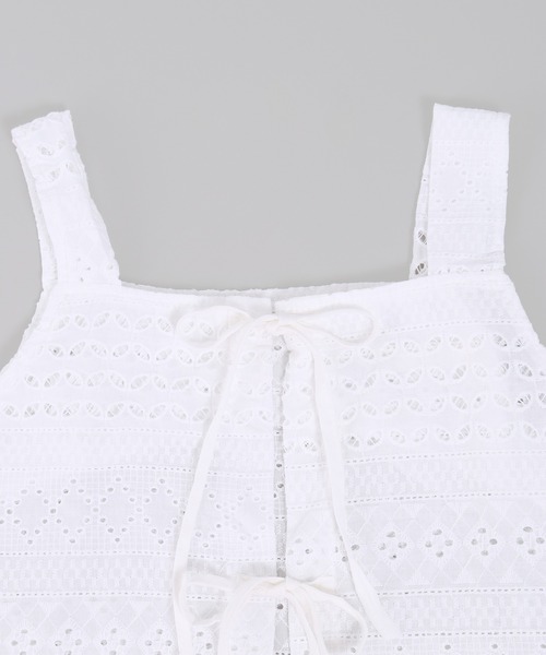 PHILLY（フィリー）の「コットンレース2WAYビスチェ（ベスト・レディース・ホワイト/ブルー・FREE）」の19枚目の写真