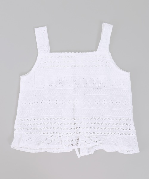 PHILLY（フィリー）の「コットンレース2WAYビスチェ（ベスト・レディース・ホワイト/ブルー・FREE）」の5枚目の写真