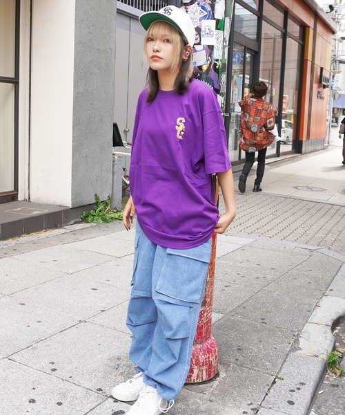 STAY GOLD(ステイゴールド)の「【STAYGOLD】SG ワンポイントロゴTシャツ / SG One Point Logo T-shirt(Tシャツ/カットソー・メンズ・ネイビー/パープル/グリーン・XL)」の20枚目の写真
