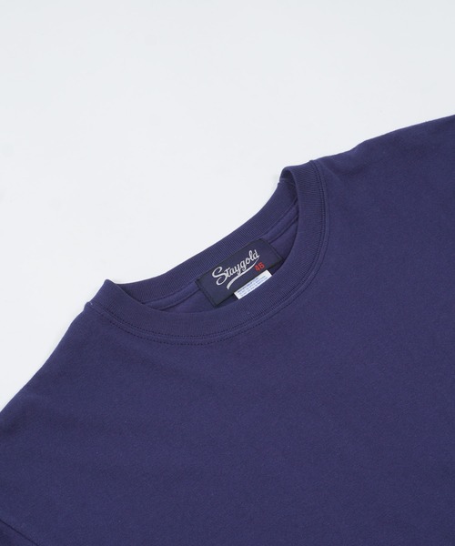 STAY GOLD(ステイゴールド)の「【STAYGOLD】SG ワンポイントロゴTシャツ / SG One Point Logo T-shirt(Tシャツ/カットソー・メンズ・ネイビー/パープル/グリーン・XL)」の9枚目の写真
