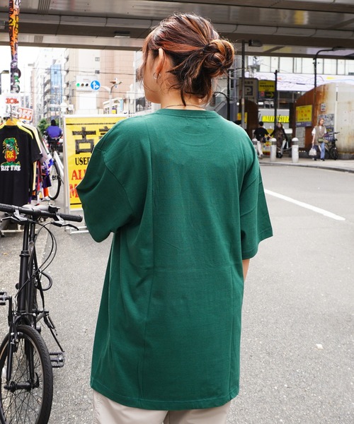 STAY GOLD(ステイゴールド)の「【STAYGOLD】SG ワンポイントロゴTシャツ / SG One Point Logo T-shirt(Tシャツ/カットソー・メンズ・ネイビー/パープル/グリーン・XL)」の4枚目の写真
