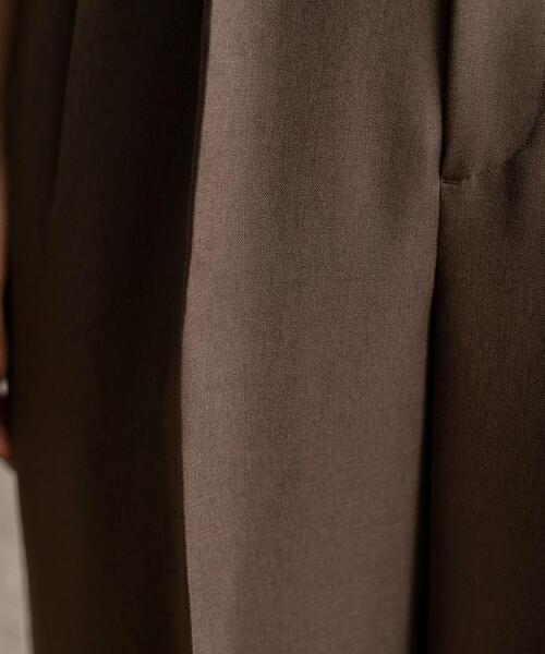 coen（コーエン）の「2タックワイドスラックス23AW（スラックス・レディース・ダークブラウン/ブラック/グレー/オフホワイト・S/M/L）」の12枚目の写真