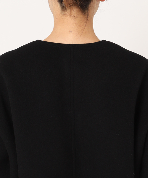 Noble（ノーブル）の「《追加》MTRカラーレスジップショートコート（ノーカラーコート・レディース・ベージュ/ブラック・34/36/38）」の11枚目の写真