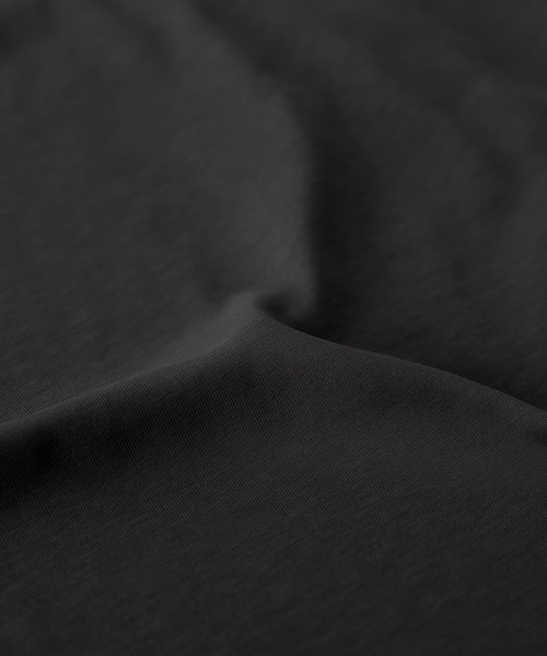 n'OrLABEL（ノアールレーベル）の「【機能素材】『ひんやり襟付きドルマンTシャツ』（Tシャツ/カットソー・レディース・オフホワイト/ブラック・FREE）」の9枚目の写真