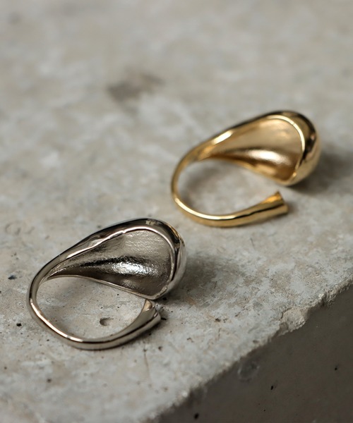 antiqua（アンティカ）の「曲線フォルムリング（リング・レディース・ゴールド/シルバー・FREE）」の6枚目の写真