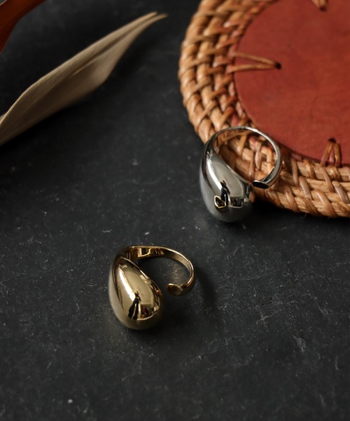 antiqua（アンティカ）の「曲線フォルムリング（リング・レディース・ゴールド/シルバー・FREE）」の10枚目の写真