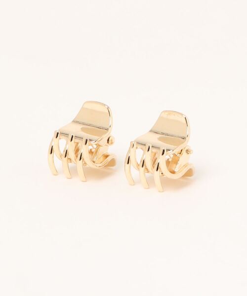 flower（フラワー）の「プチゴールドクリップ（バレッタ/ヘアクリップ・レディース・ゴールド・FREE）」の2枚目の写真