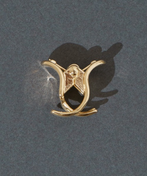 flower（フラワー）の「プチゴールドクリップ（バレッタ/ヘアクリップ・レディース・ゴールド・FREE）」の3枚目の写真