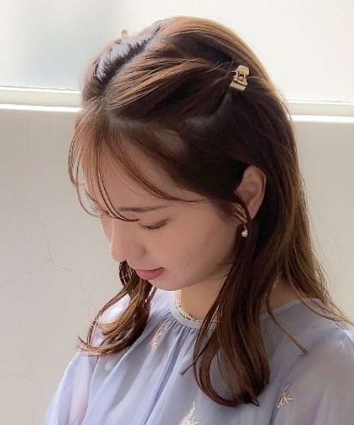 flower（フラワー）の「プチゴールドクリップ（バレッタ/ヘアクリップ・レディース・ゴールド・FREE）」の10枚目の写真