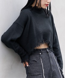 COLONY 2139 | クラッシュニットショートプルオーバー(ニット/セーター)