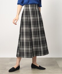 grove | ◆落ち着いたチェック柄がキャッチーなおとなシルエットスカート(スカート)