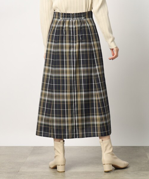 grove(グローブ)の「◆落ち着いたチェック柄がキャッチーなおとなシルエットスカート(スカート・レディース・ネイビー系1/ブラック系1/ベージュ・02/03/01/05/04)」の6枚目の写真