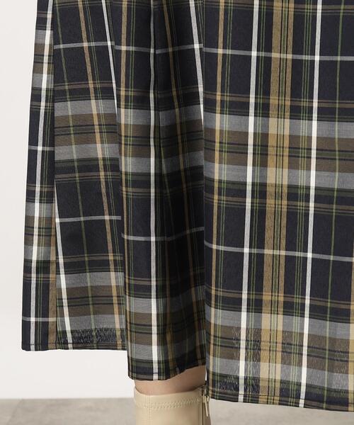 grove(グローブ)の「◆落ち着いたチェック柄がキャッチーなおとなシルエットスカート(スカート・レディース・ネイビー系1/ブラック系1/ベージュ・02/03/01/05/04)」の8枚目の写真