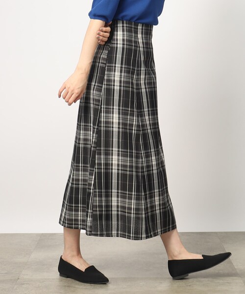 grove(グローブ)の「◆落ち着いたチェック柄がキャッチーなおとなシルエットスカート(スカート・レディース・ネイビー系1/ブラック系1/ベージュ・02/03/01/05/04)」の11枚目の写真