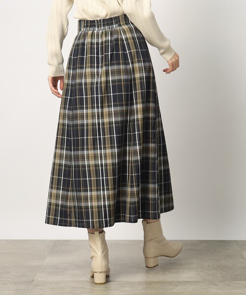 grove(グローブ)の「◆落ち着いたチェック柄がキャッチーなおとなシルエットスカート(スカート・レディース・ネイビー系1/ブラック系1/ベージュ・02/03/01/05/04)」の19枚目の写真