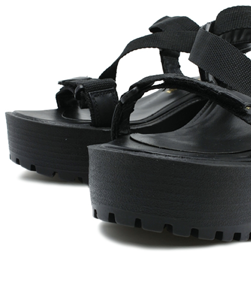 WEGO（ウィゴー）の「WEGO/ スポーツサンダル（サンダル・レディース・パープル/ブラック/ホワイト/ピンク・MEDIUM/LARGE）」の8枚目の写真