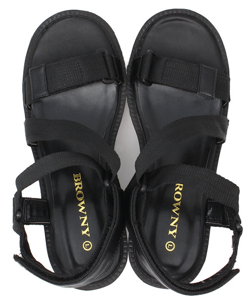 WEGO（ウィゴー）の「WEGO/ スポーツサンダル（サンダル・レディース・パープル/ブラック/ホワイト/ピンク・MEDIUM/LARGE）」の5枚目の写真