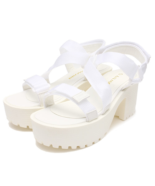 WEGO（ウィゴー）の「WEGO/ スポーツサンダル（サンダル・レディース・パープル/ブラック/ホワイト/ピンク・MEDIUM/LARGE）」の13枚目の写真