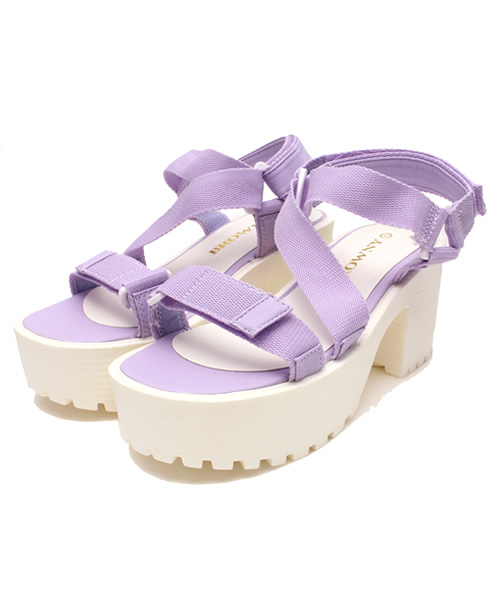 WEGO（ウィゴー）の「WEGO/ スポーツサンダル（サンダル・レディース・パープル/ブラック/ホワイト/ピンク・MEDIUM/LARGE）」の15枚目の写真