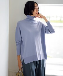 新品　UNFILO ブルー　長袖ニット UNFILO / アンフィーロ ニット・セーター（条件：ブルー系、新