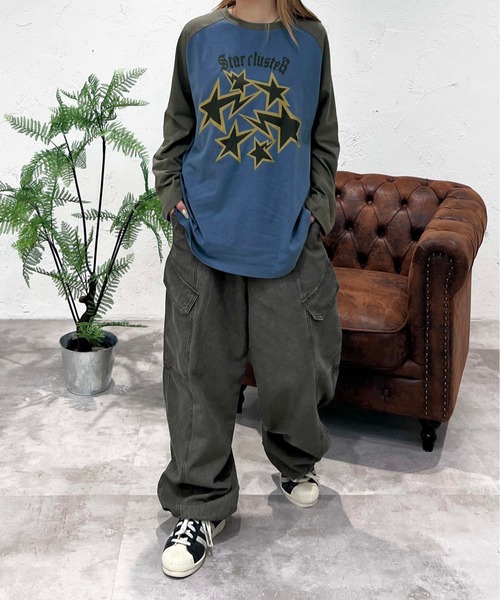 sedacle(セダクル)の「ルーズシルエットデニムカーゴパンツ(デニムパンツ・メンズ・ブラック・LARGE/MEDIUM)」の4枚目の写真