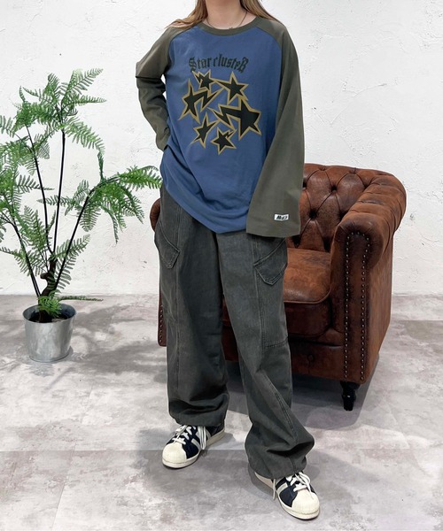 sedacle(セダクル)の「ルーズシルエットデニムカーゴパンツ(デニムパンツ・メンズ・ブラック・LARGE/MEDIUM)」の5枚目の写真