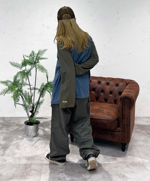 sedacle(セダクル)の「ルーズシルエットデニムカーゴパンツ(デニムパンツ・メンズ・ブラック・LARGE/MEDIUM)」の7枚目の写真