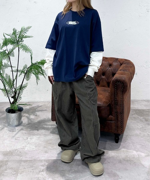 sedacle(セダクル)の「ルーズシルエットデニムカーゴパンツ(デニムパンツ・メンズ・ブラック・LARGE/MEDIUM)」の8枚目の写真