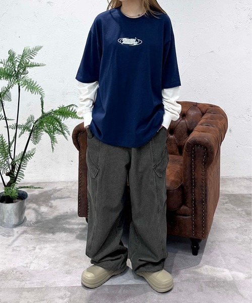 sedacle(セダクル)の「ルーズシルエットデニムカーゴパンツ(デニムパンツ・メンズ・ブラック・LARGE/MEDIUM)」の9枚目の写真