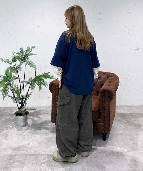 sedacle(セダクル)の「ルーズシルエットデニムカーゴパンツ(デニムパンツ・メンズ・ブラック・LARGE/MEDIUM)」の11枚目の写真