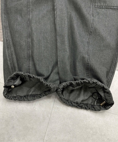 sedacle(セダクル)の「ルーズシルエットデニムカーゴパンツ(デニムパンツ・メンズ・ブラック・LARGE/MEDIUM)」の18枚目の写真