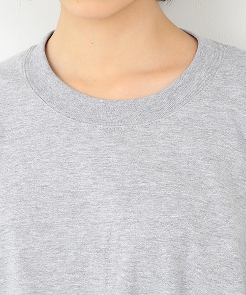 BEAMS BOY（ビームスボーイ）の「les Briqu'a braque /  Wドレープ Tシャツ（Tシャツ/カットソー・レディース・ホワイト/グレー・ONE SIZE）」の11枚目の写真