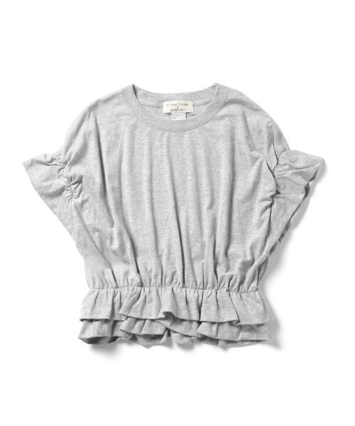 BEAMS BOY（ビームスボーイ）の「les Briqu'a braque /  Wドレープ Tシャツ（Tシャツ/カットソー・レディース・ホワイト/グレー・ONE SIZE）」の22枚目の写真