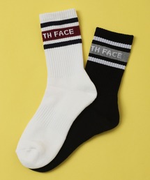 THE NORTH FACE（ザノースフェイス）の「【THE NORTH FACE/ザノースフェイス】2Pミッドソックス ストライプロゴ/2足組靴下（ソックス/靴下・メンズ）」