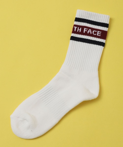THE NORTH FACE（ザノースフェイス）の「【THE NORTH FACE/ザノースフェイス】2Pミッドソックス ストライプロゴ/2足組靴下（ソックス/靴下・メンズ・ホワイト×ブラック・M/L）」の9枚目の写真