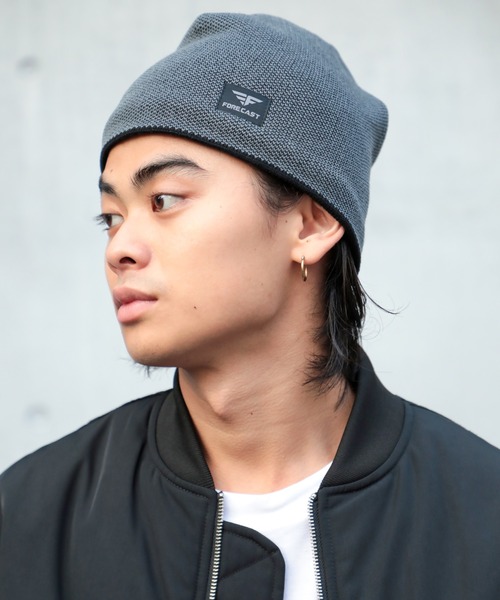セール】【FORECAST】裏フリースシングルワッチ ニット帽 /※502